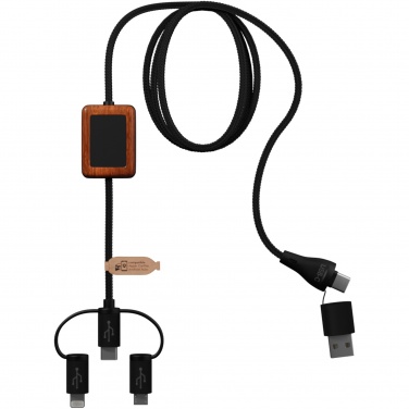 Logo trade promotional gifts picture of: SCX.design C46 5-in-1 CarPlay cable